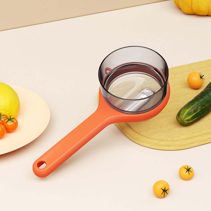 Kitchen Multi-Functional Peeler With Bucket Storage Knife