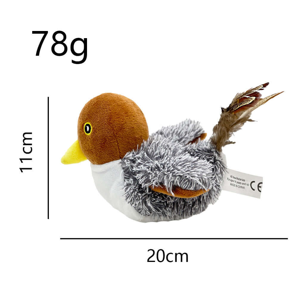 Cat Toy USB Rechargeable Electronic Pet Toys Flapping Bird