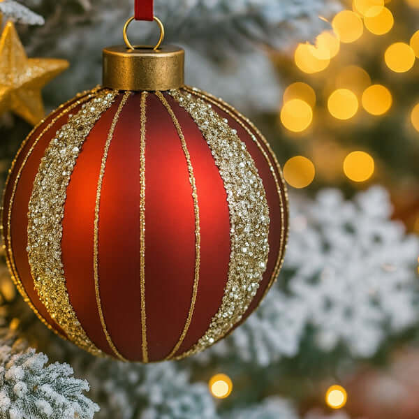 4PCS Set Glass Ball Ornaments christmas decorations for tree