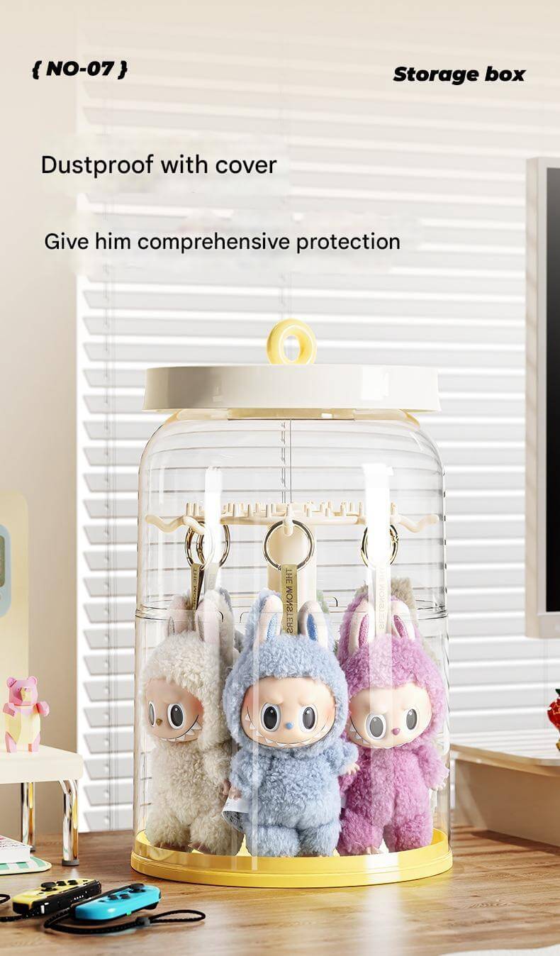 Labubu Plush Doll Storage Case Dust Cover