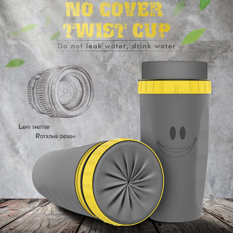 Stay hydrated with this portable tumbler cup. Double-wall insulation keeps drinks hot or cold. Great for kids and adults on the go.