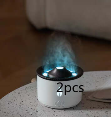 Volcano Flame Diffuser  Essential Oil Humidifier & LED