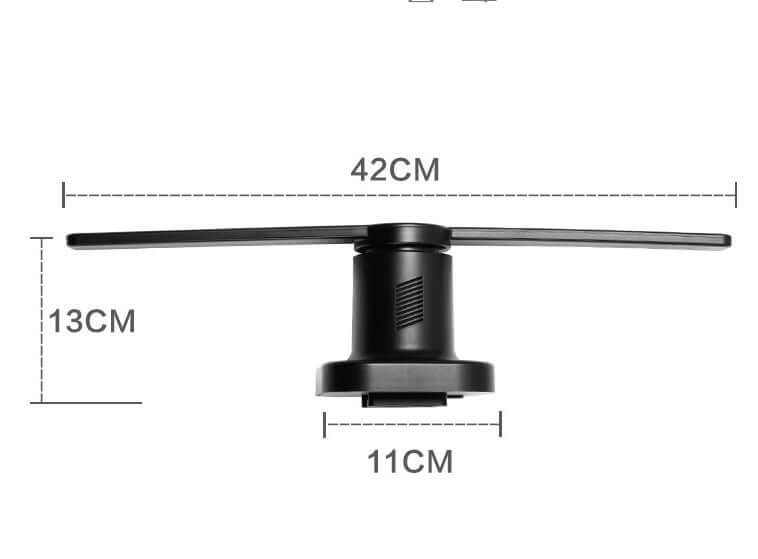 3D Hologram Screen Player Display Fan Unique Projector