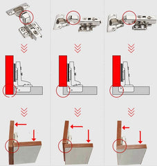 Battery-powered LED light for cabinets and interior spaces