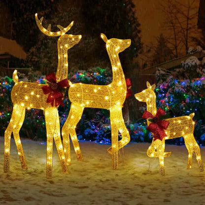 3-Piece christmas yard decorations outdoor