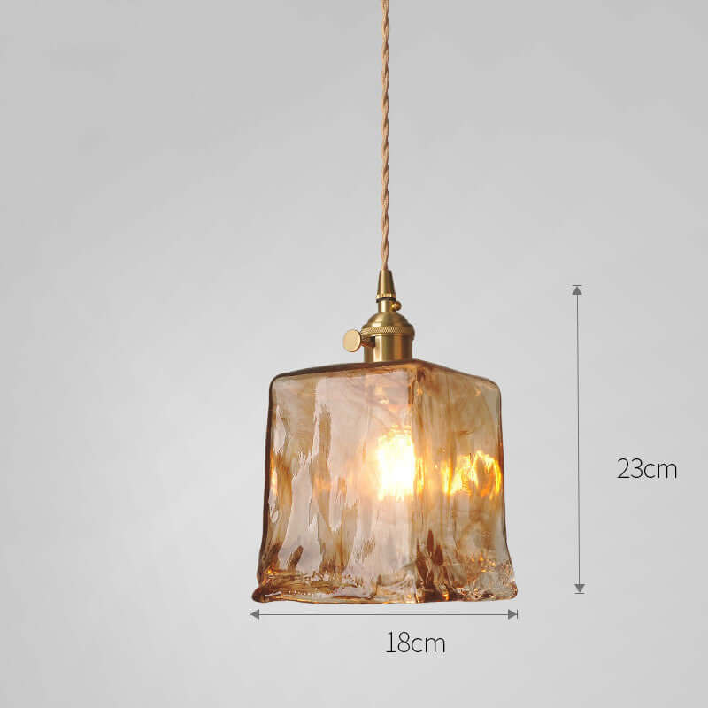 Cafe Brass Glass Chandelier Elegant Lighting Fixture
