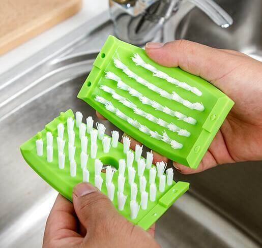 3pcs Kitchen Cleaning Brush Suction Cup for Chopsticks Forks