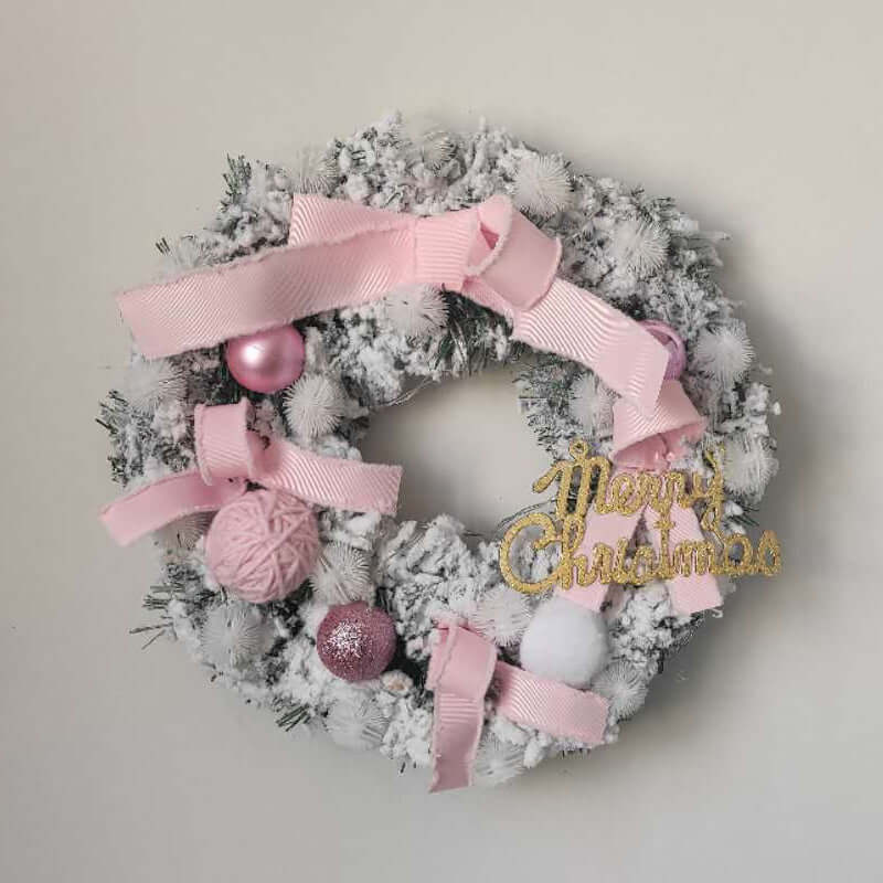 Christmas Pendant LED Light String Wreath Package Decoration