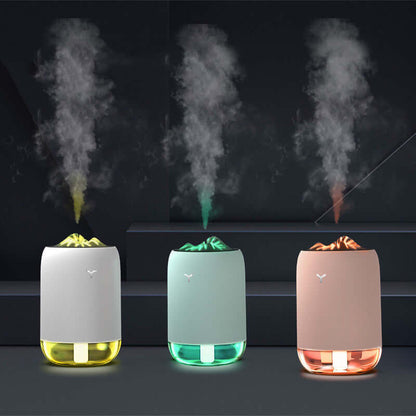 Magic Flame Humidifier Home Car Atomizer Aroma Diffuser