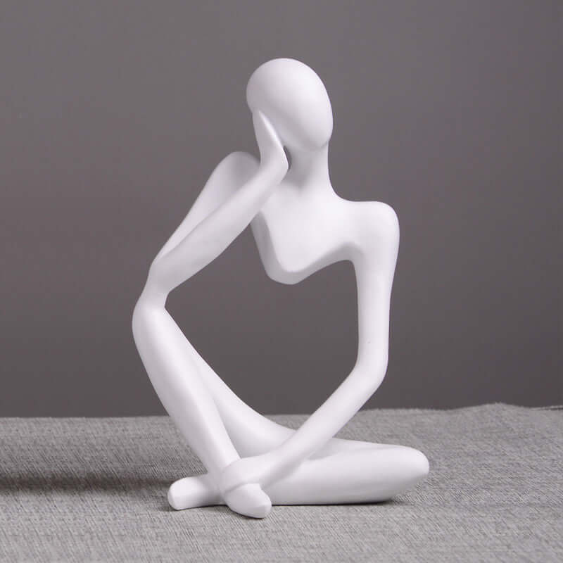 Thinker Statue Abstract Figure Sculpture Small Ornaments