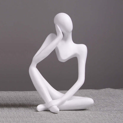 Thinker Statue Abstract Figure Sculpture Small Ornaments