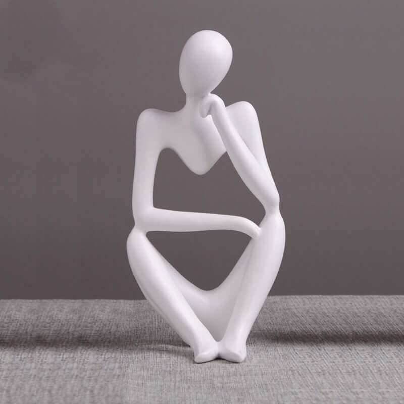 Thinker Statue Abstract Figure Sculpture Small Ornaments