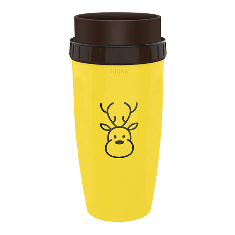 Stay hydrated with this portable tumbler cup. Double-wall insulation keeps drinks hot or cold. Great for kids and adults on the go.