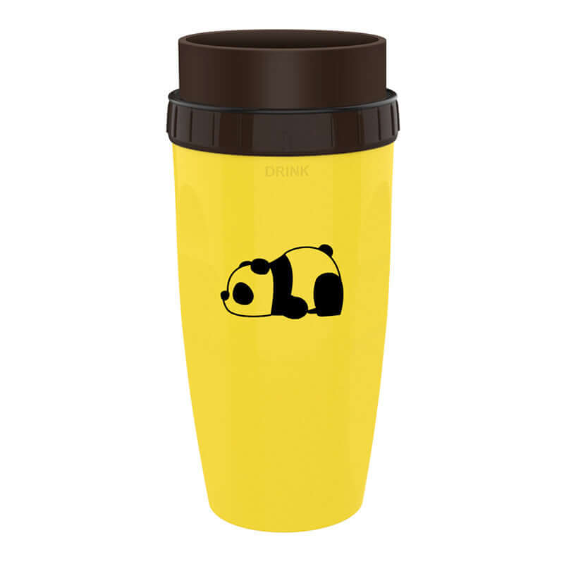 Stay hydrated with this portable tumbler cup. Double-wall insulation keeps drinks hot or cold. Great for kids and adults on the go.