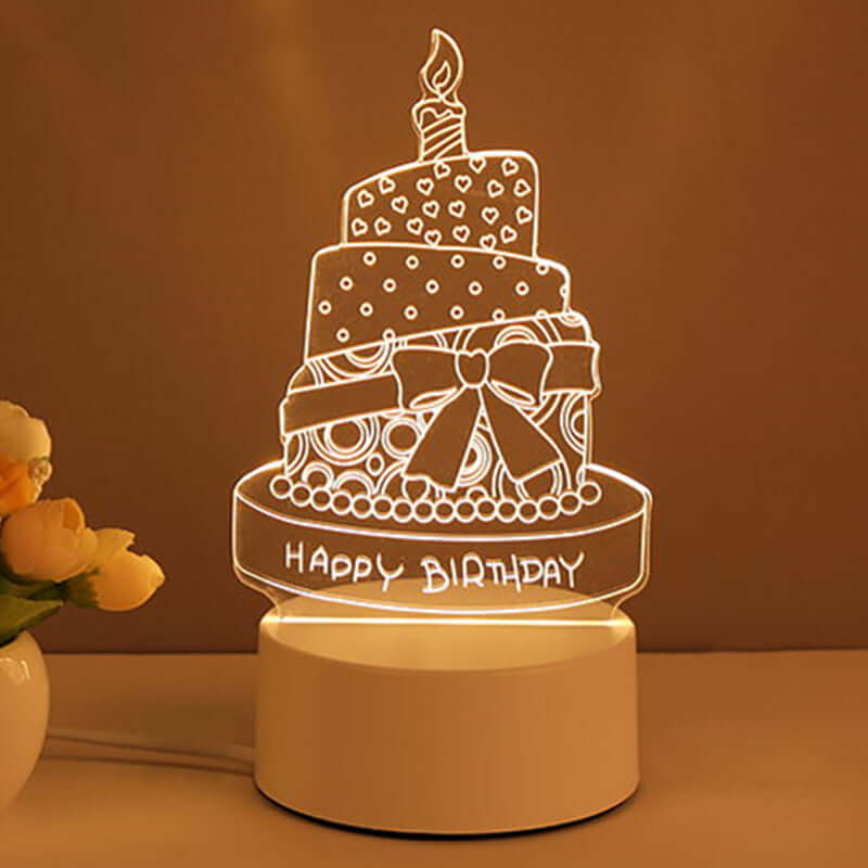 LED Night Lamp Neon Sign for Room Decor 3D Acrylic