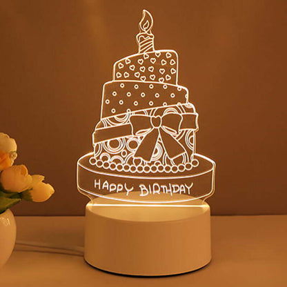 LED Night Lamp Neon Sign for Room Decor 3D Acrylic