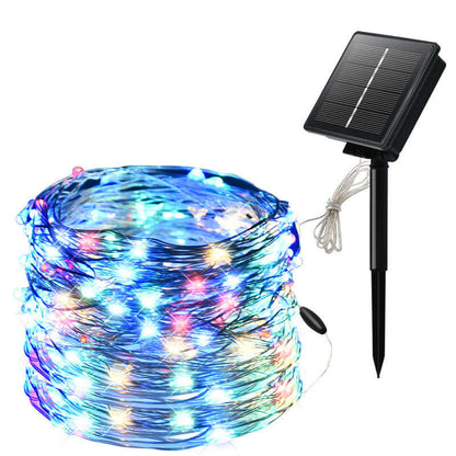 Outdoor Courtyard Colored Christmas Copper Wire String Light