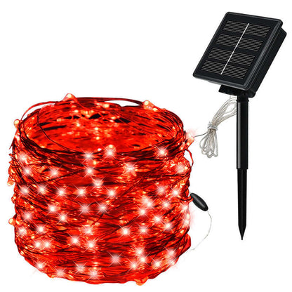 Outdoor Courtyard Colored Christmas Copper Wire String Light
