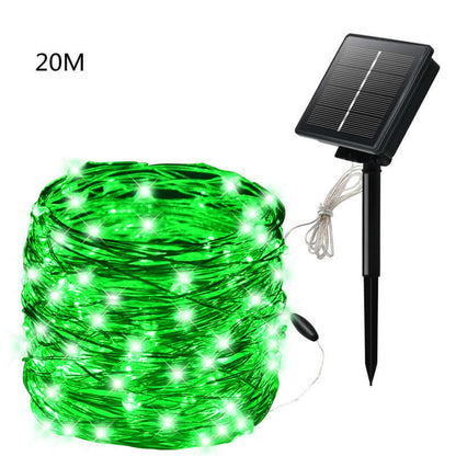 Outdoor Courtyard Colored Christmas Copper Wire String Light