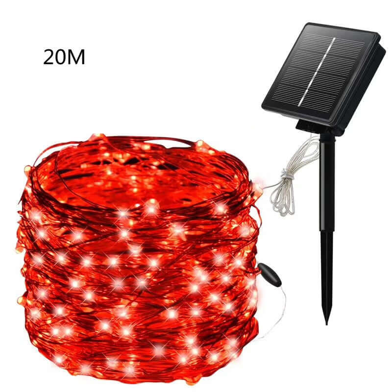 Outdoor Courtyard Colored Christmas Copper Wire String Light