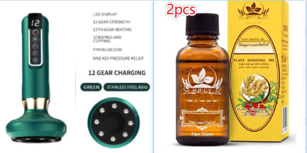 Electric Cupping Device with heating and massage functions