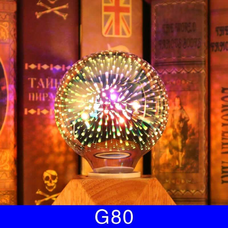 Christmas Lights Home Decorations 3D Fireworks Bulb 