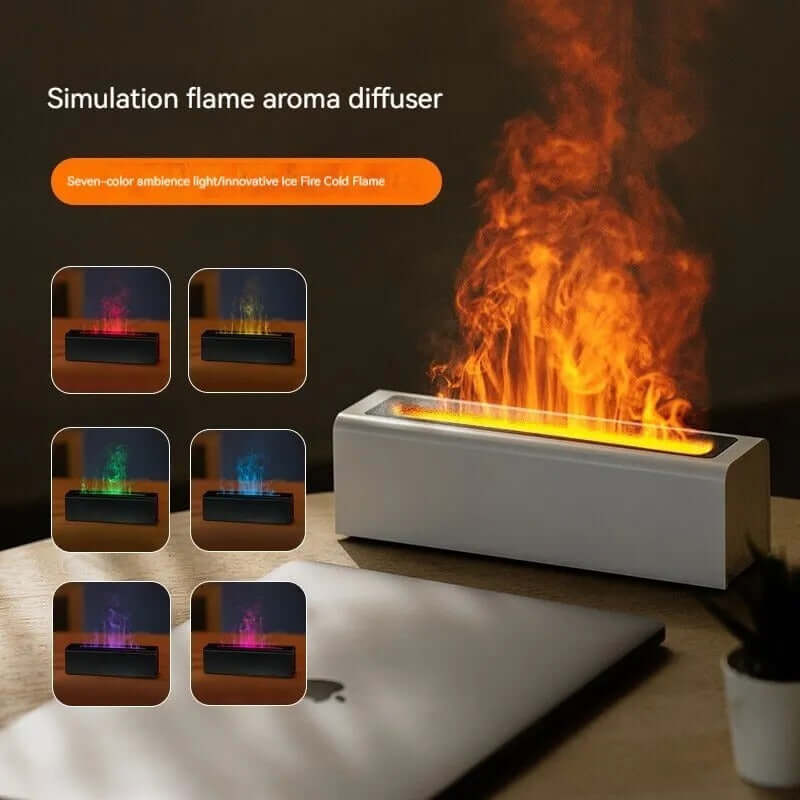 Flame Aroma Diffuser Colorful Usb Plug-in flame diffuser 