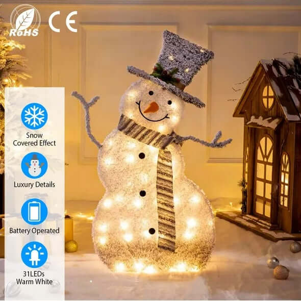 Snowman Christmas Decorations Outdoor Indoor 