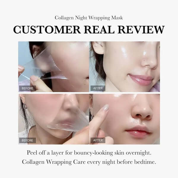 Face Night Mask Collagen Wrapping Anti-Wrinkle Care