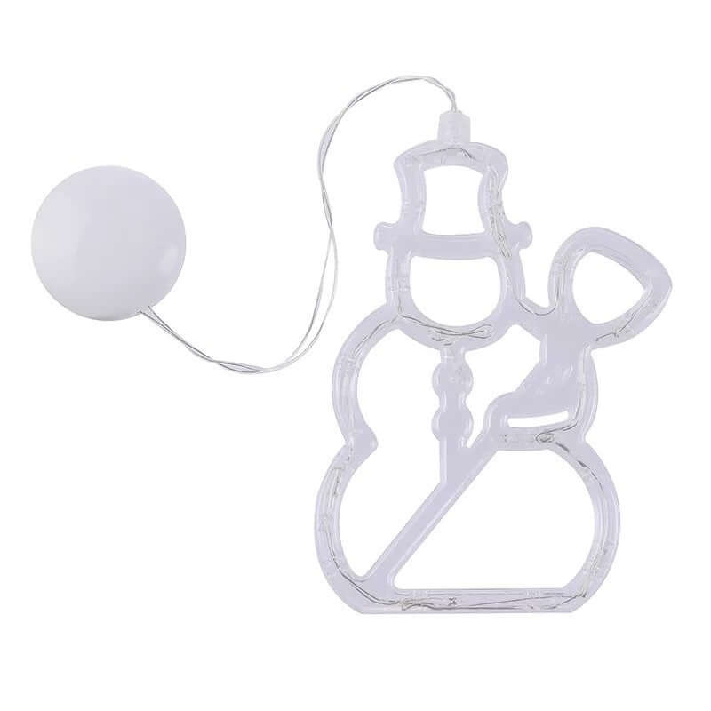 Christmas LED Suction Cup Chandelier Santa Claus 