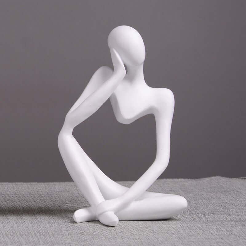 Thinker Statue Abstract Figure Sculpture Small Ornaments