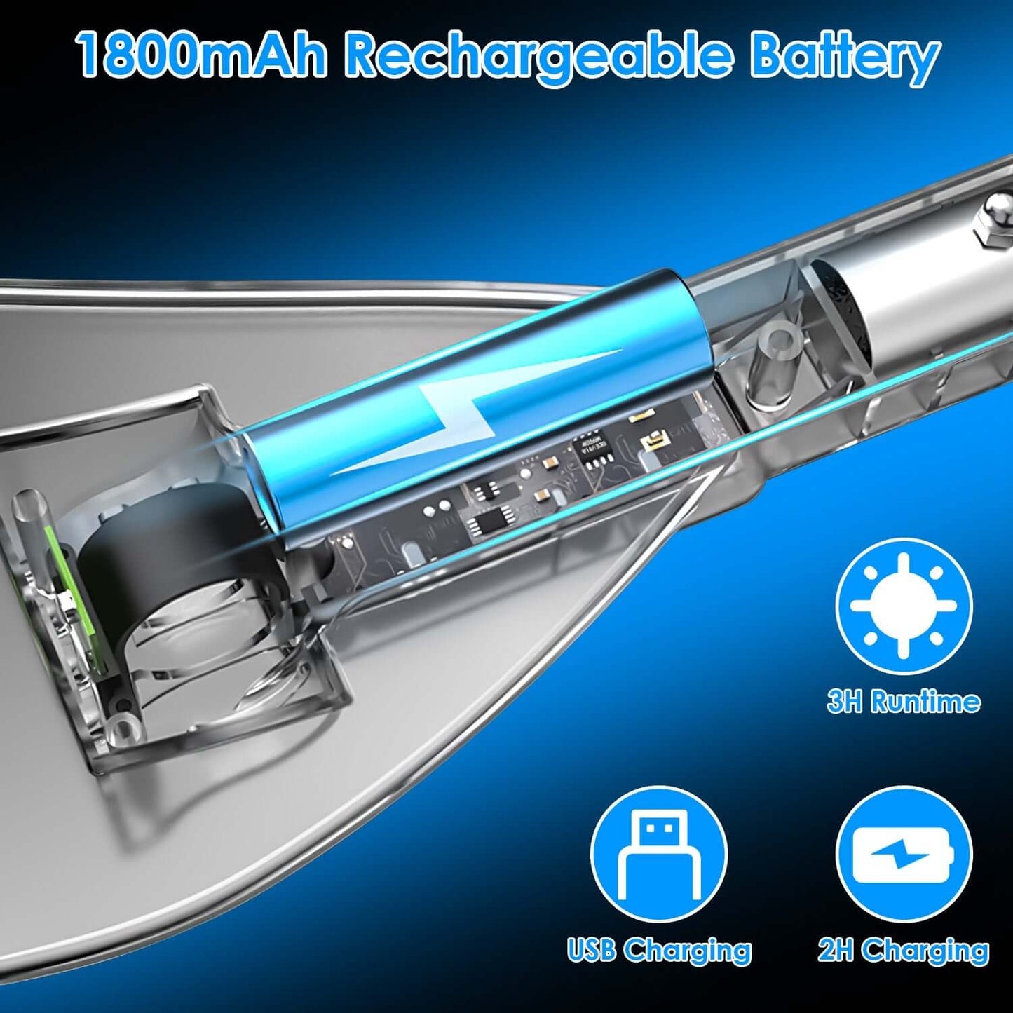 Car Snow Removal Shovel with Light 3 in 1 Tool  