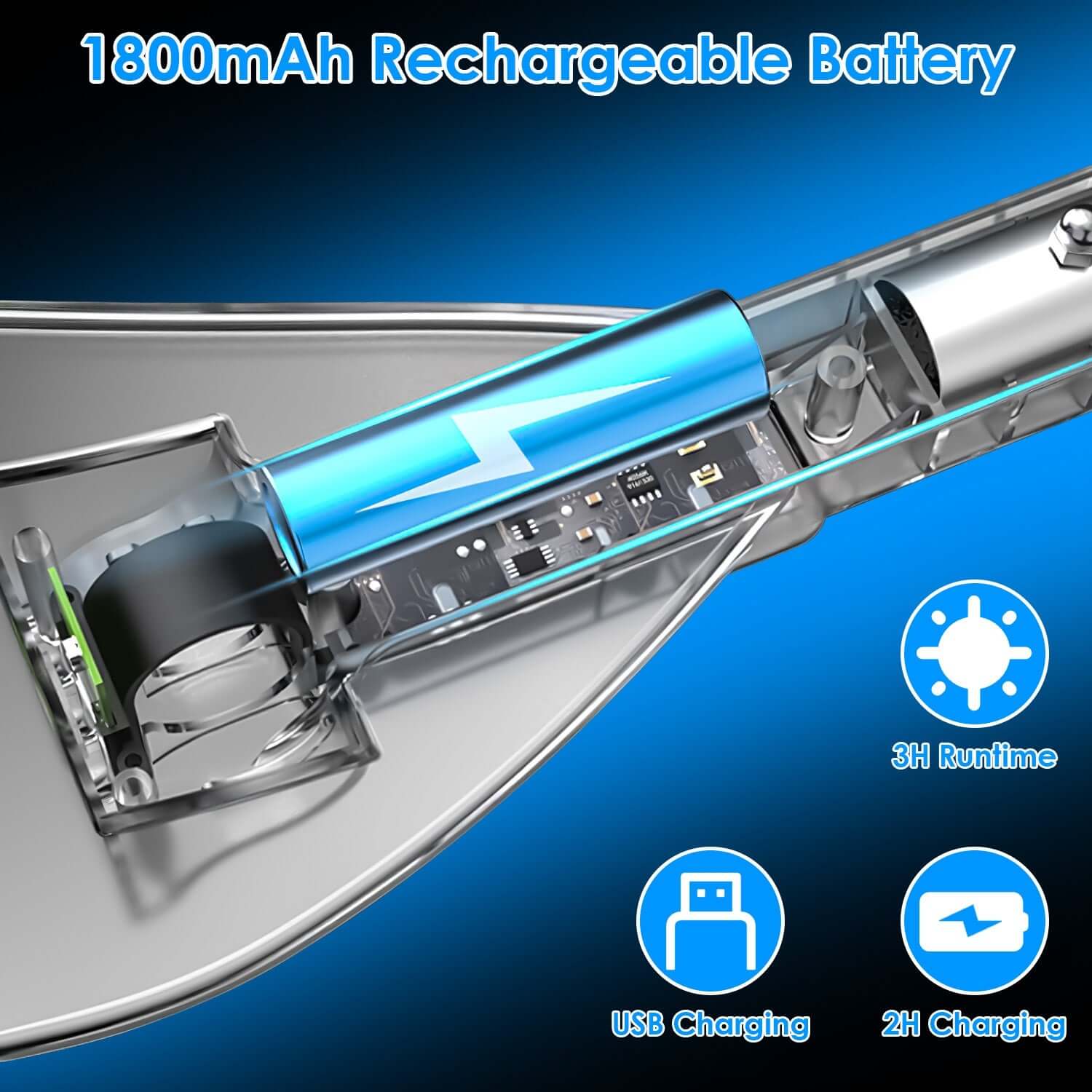 Car Snow Removal Shovel with Light 3 in 1 Tool  