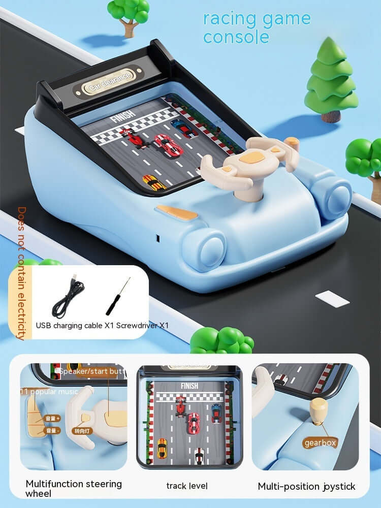 Children's Racing Car Adventure Steering Wheel Toy