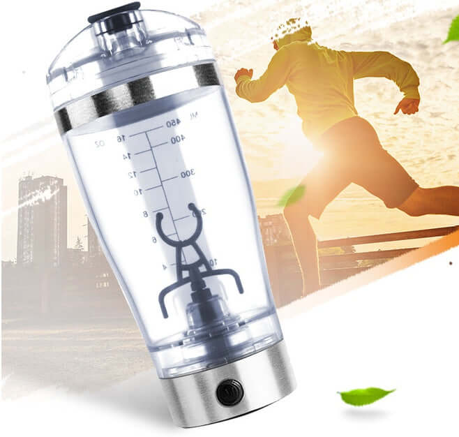 Electric Protein Shake USB Shake Bottle Milk Coffee Blender 