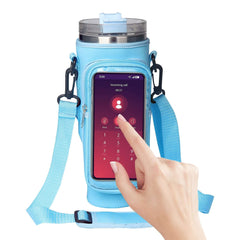 40oz Tumbler Sleeve with Phone Holder