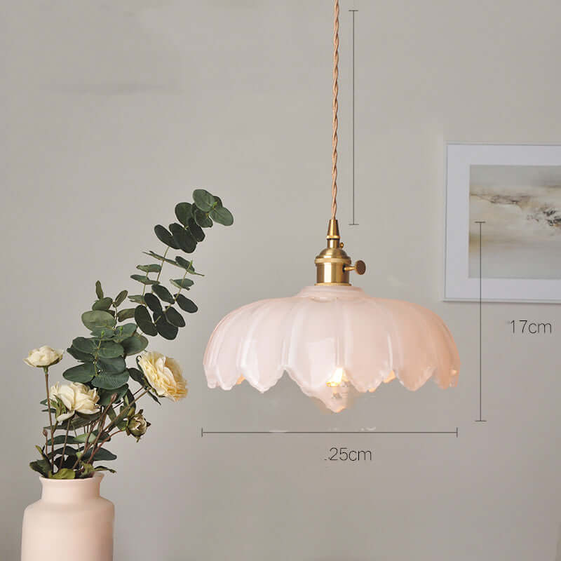 Cafe Brass Glass Chandelier Elegant Lighting Fixture