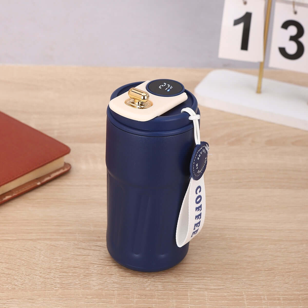 Smart Digital Thermal Bottle Portable Coffee Mug 