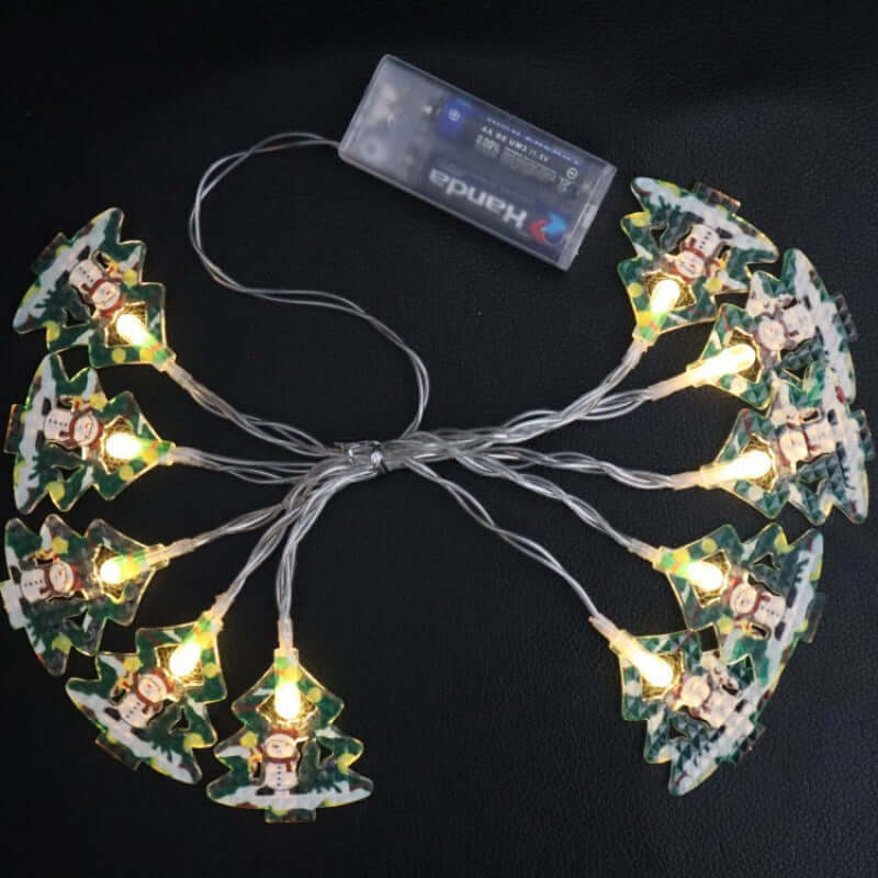New LED Lighting Chain Christmas Tree Snowman Man Decoration