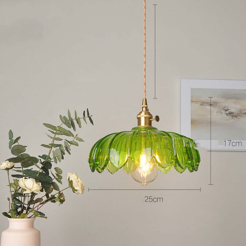 Cafe Brass Glass Chandelier Elegant Lighting Fixture