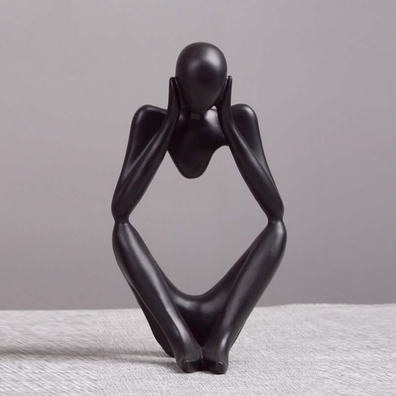 Thinker Statue Abstract Figure Sculpture Small Ornaments