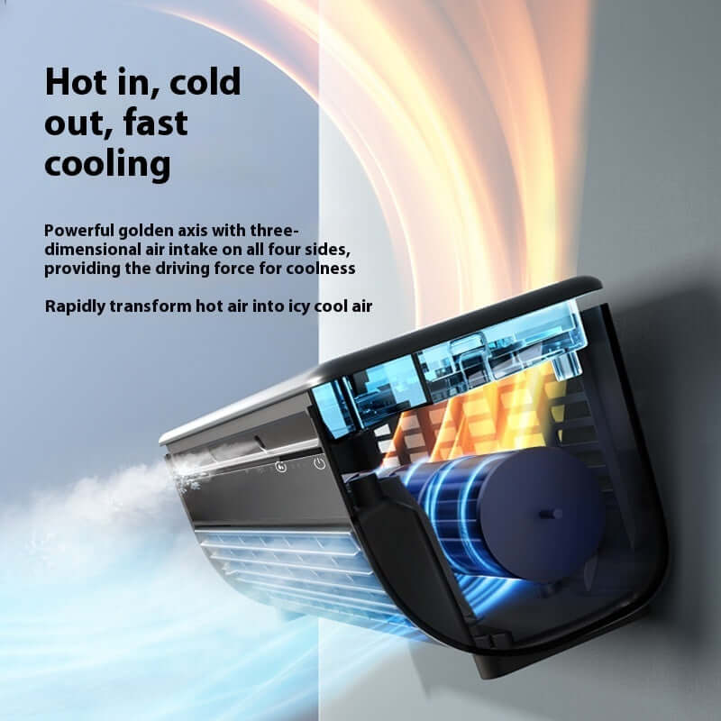 Refrigeration Wall Hanging Fan Rechargeable with Remote