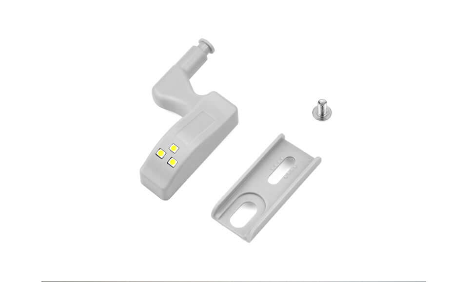 Detachable LED cabinet light for wardrobes and showcases
