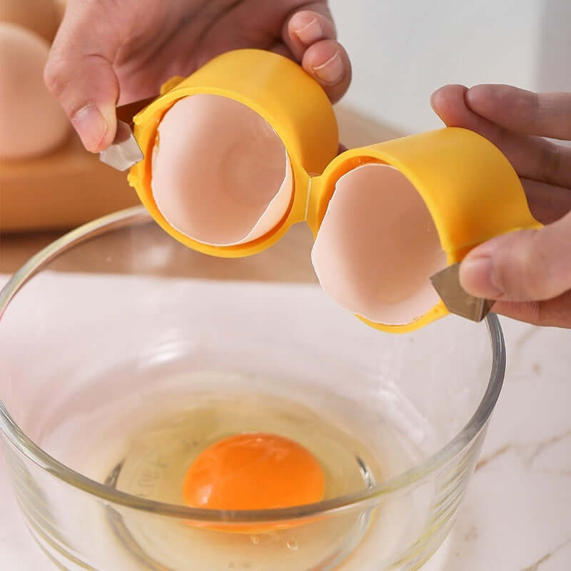 Egg Shell Opener – Easy Egg Beating Tool for Kitchen Use