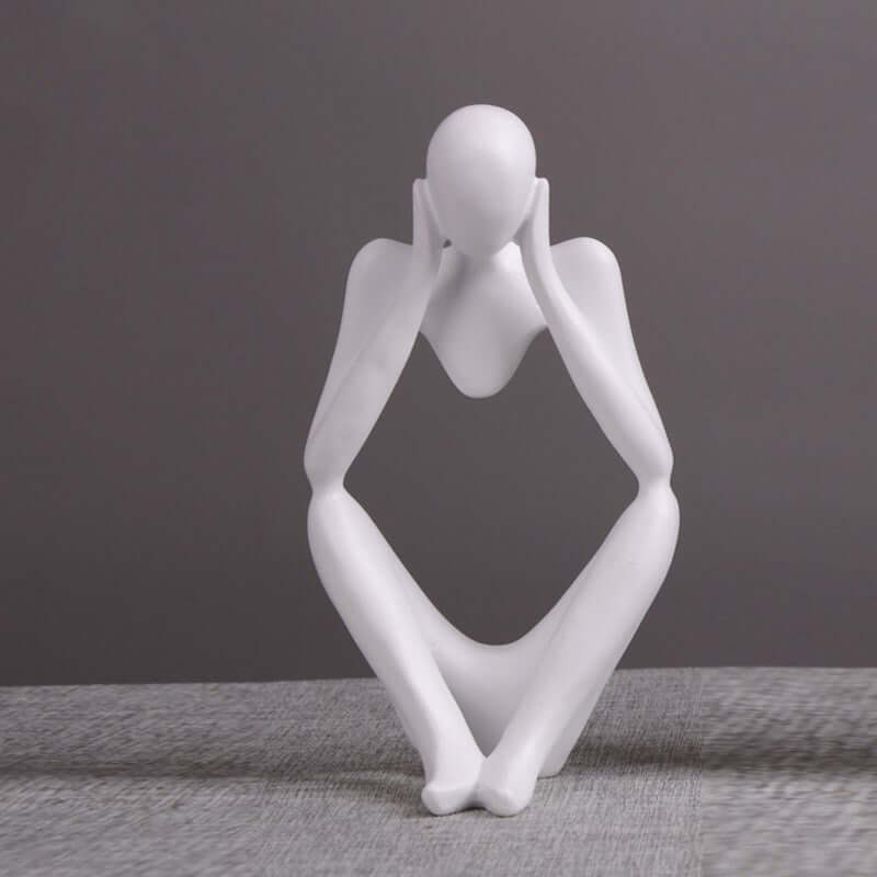 Thinker Statue Abstract Figure Sculpture Small Ornaments