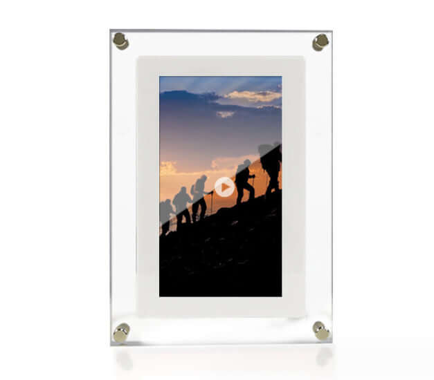 View details for Digital Picture Frame Acrylic Video Player Digital Photo Frame Vertical Display With 1GB And Battery Type C Video Frame Gift For Loved Digital Picture Frame Acrylic Video Player Digital Photo Frame Vertical Display With 1GB And Battery Ty