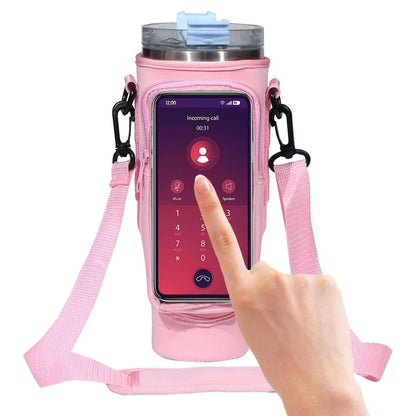 40oz Tumbler Sleeve with Phone Holder
