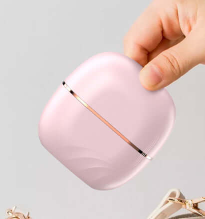 Mini Hair Straightening Comb Wireless Charging Portable 