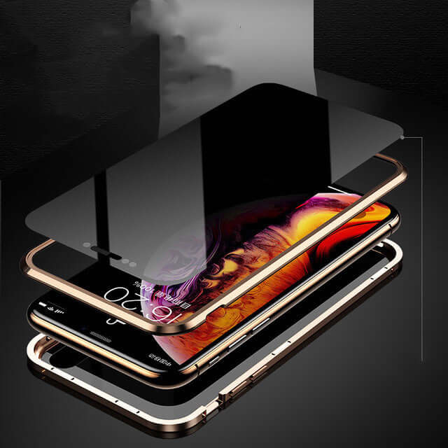 Phone Case Anti-Peep Magnetic Privacy Glass Case