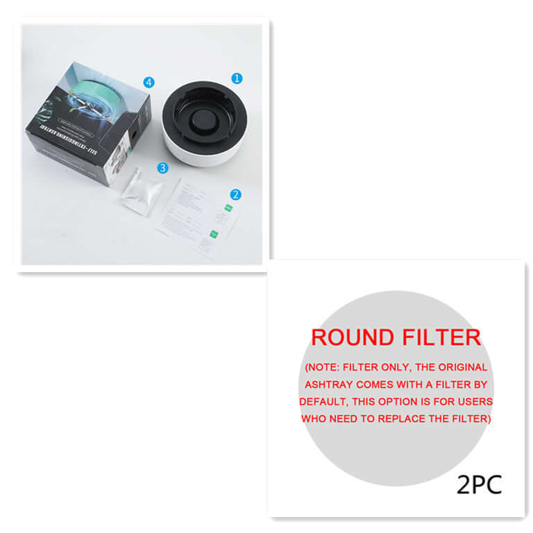 Practical smoke purifier ashtray